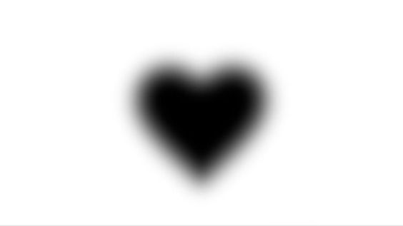 aesthetic black and white heart wallpaper 0020