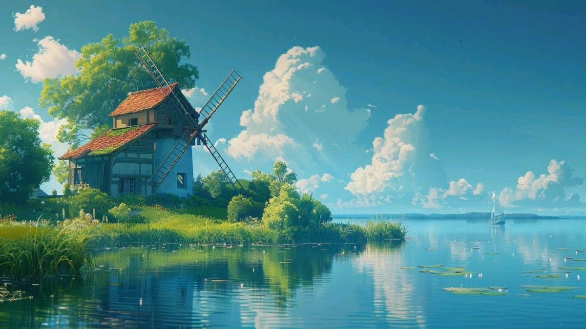 aesthetic studio ghibli wallpaper 0043
