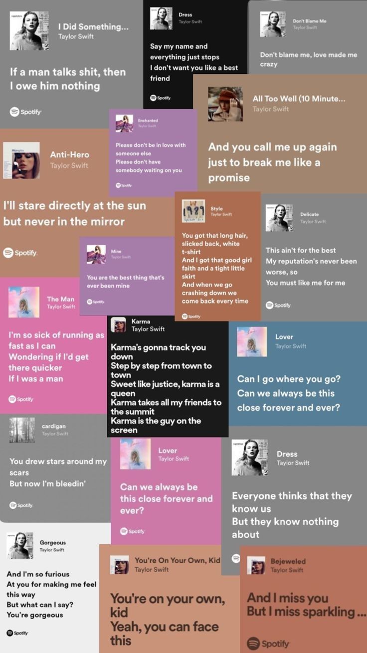 aesthetic taylor swift lyrics wallpaper 0076