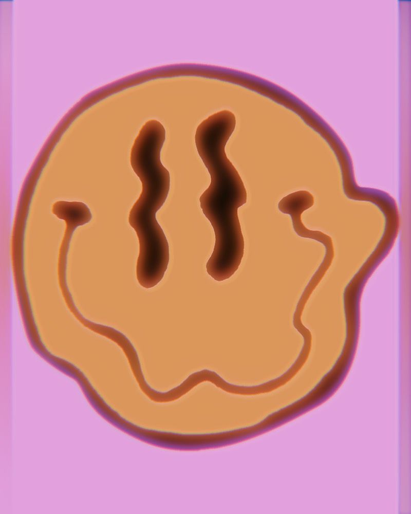 aesthetic trippy smiley face wallpaper 0064