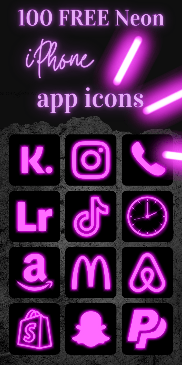 artistic iphone neon purple aesthetic wallpaper selections