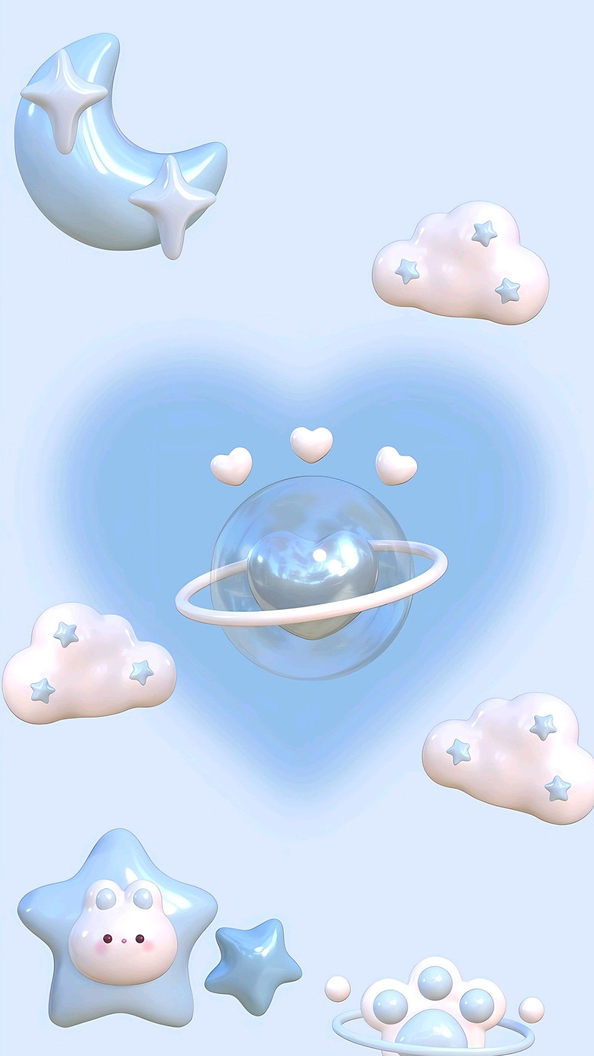 baby blue light blue aesthetic wallpaper 0085