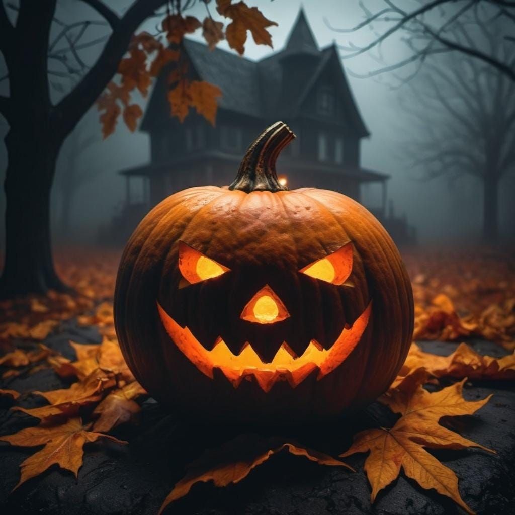 colorful halloween aesthetic graphics