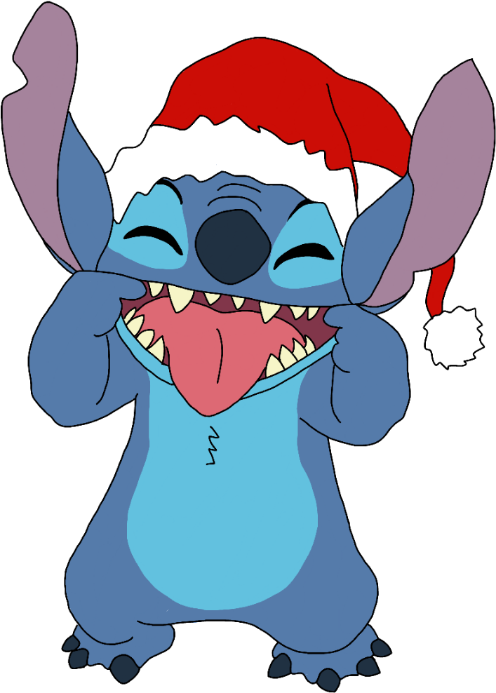cute christmas stitch wallpaper