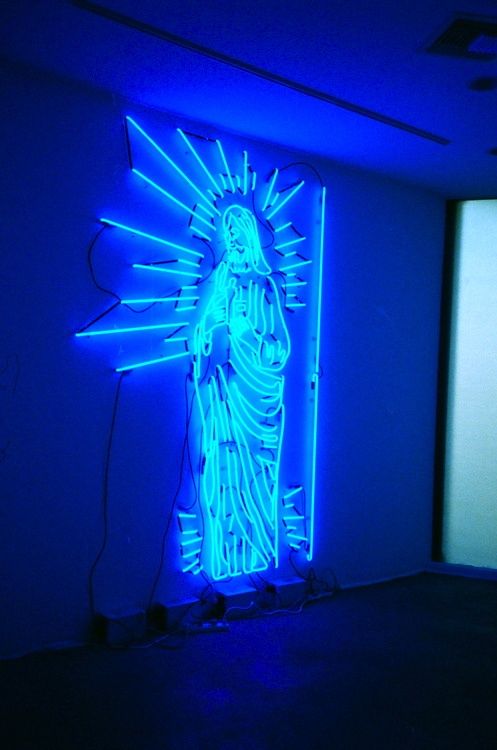 electric blue neon blue aesthetic wallpaper 0088