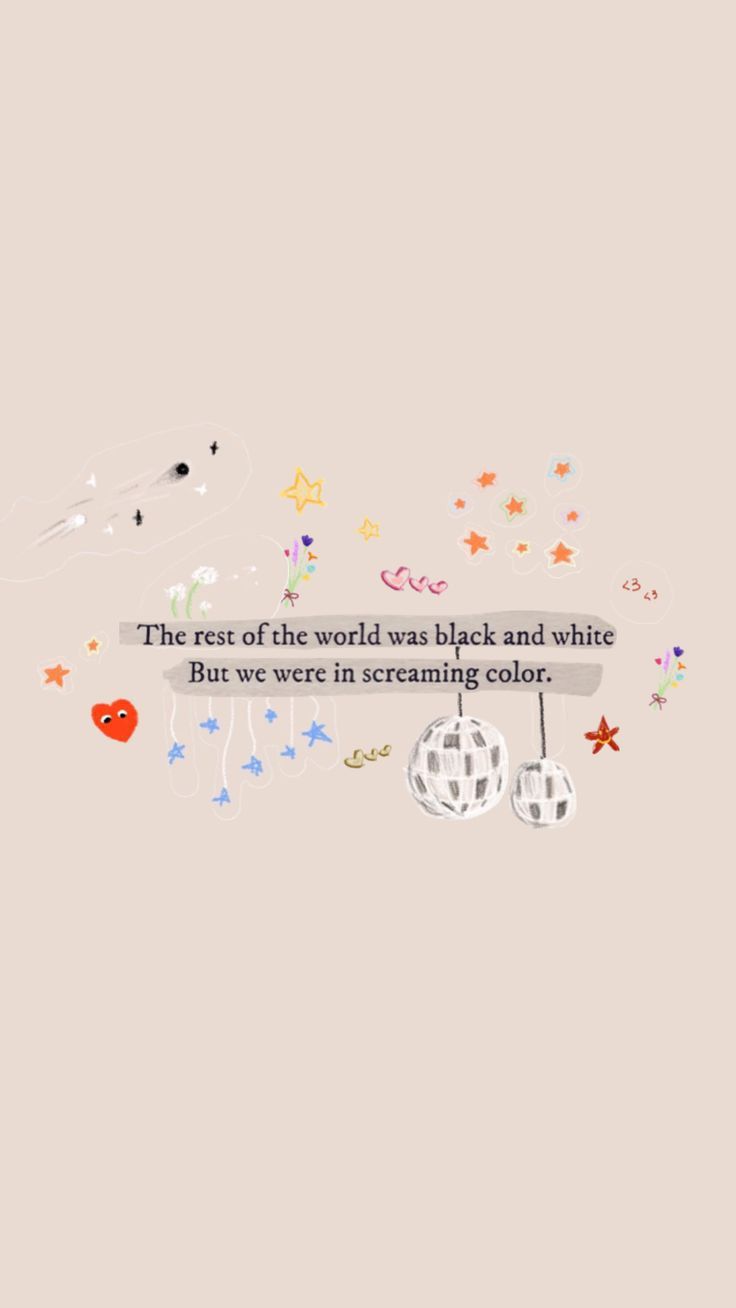 fan-made aesthetic wallpaper Taylor Swift lyrics