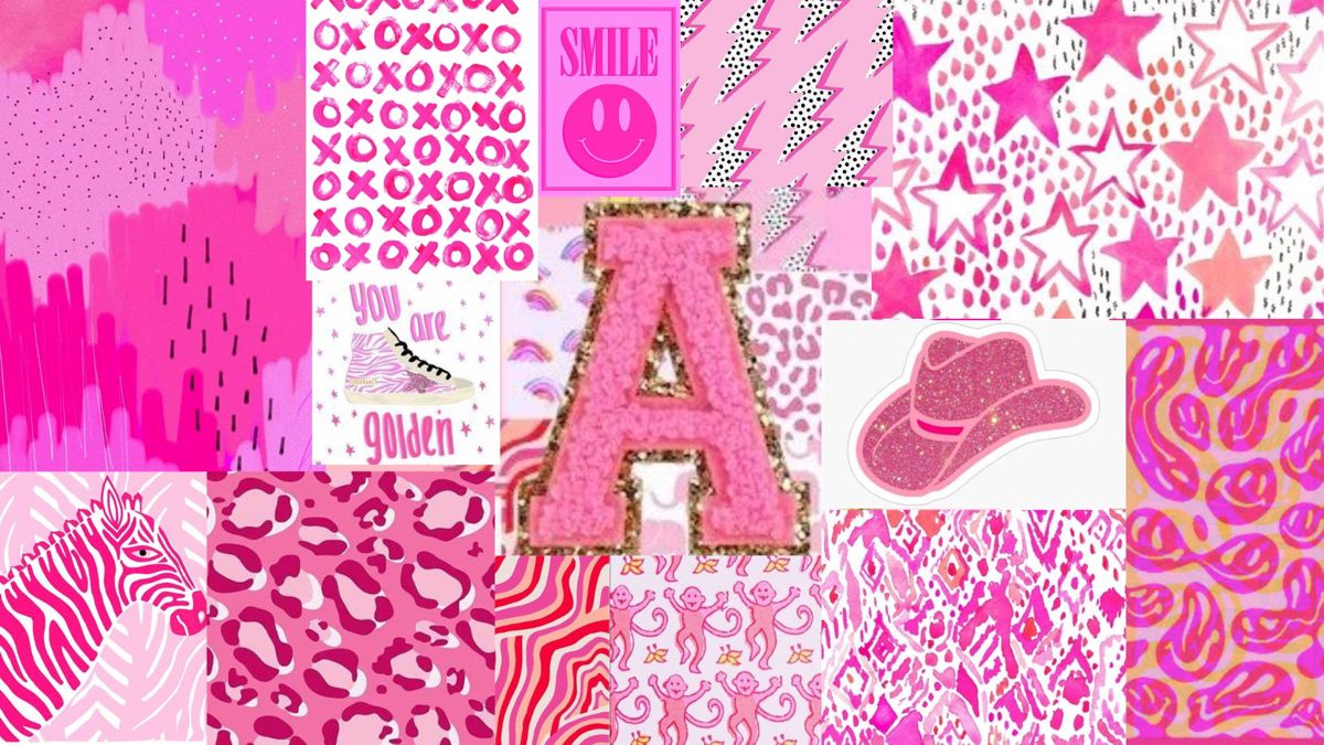fashionable preppy pink cowgirl aesthetic wallpaper styles