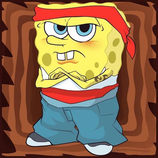 gangster spongebob aesthetic designs