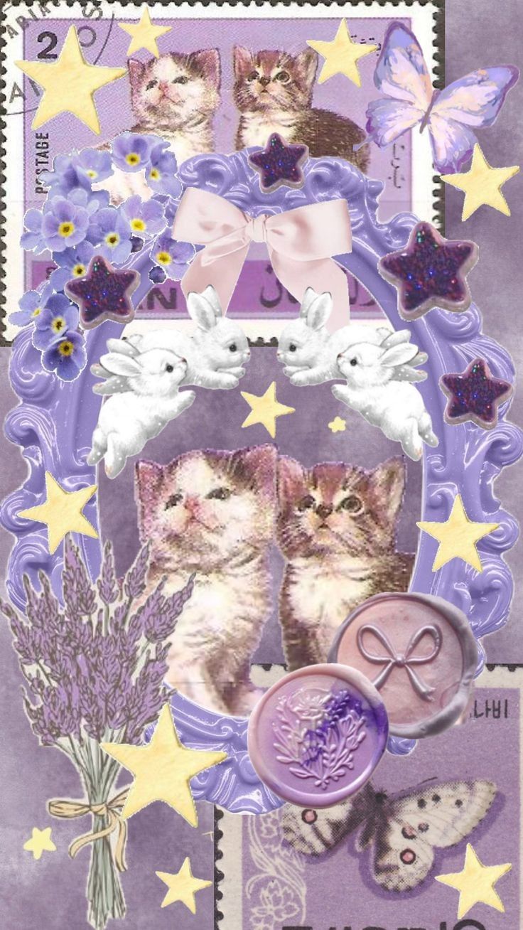 lavender pastel purple aesthetic background collection