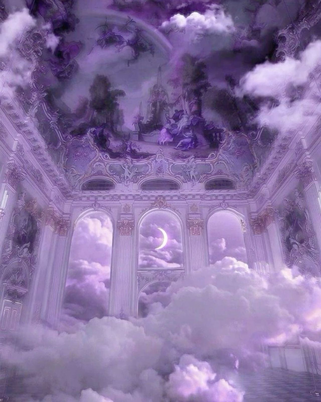 lavender pastel purple aesthetic background 0030