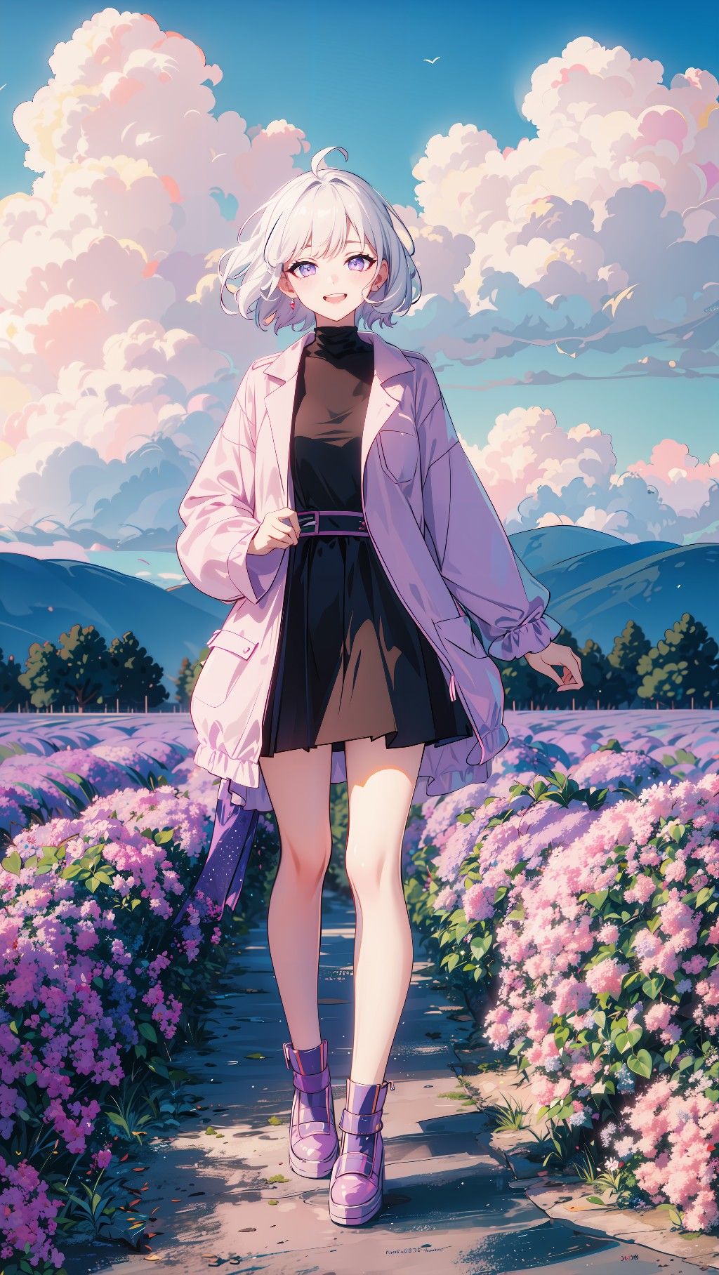 lavender pastel purple aesthetic background 0055