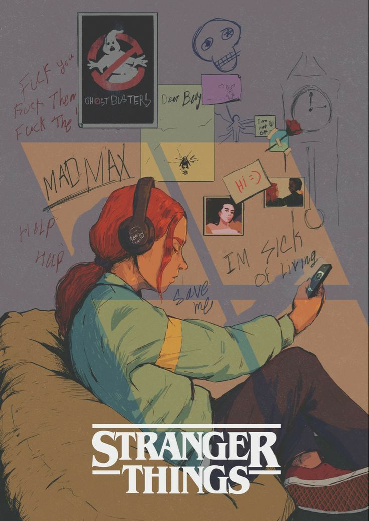 minimalist stranger things wallpaper designs
