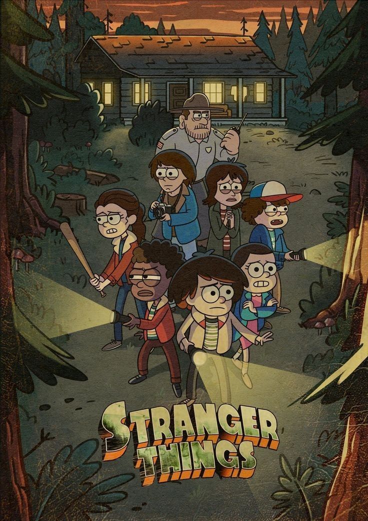 nature-inspired stranger things wallpapers