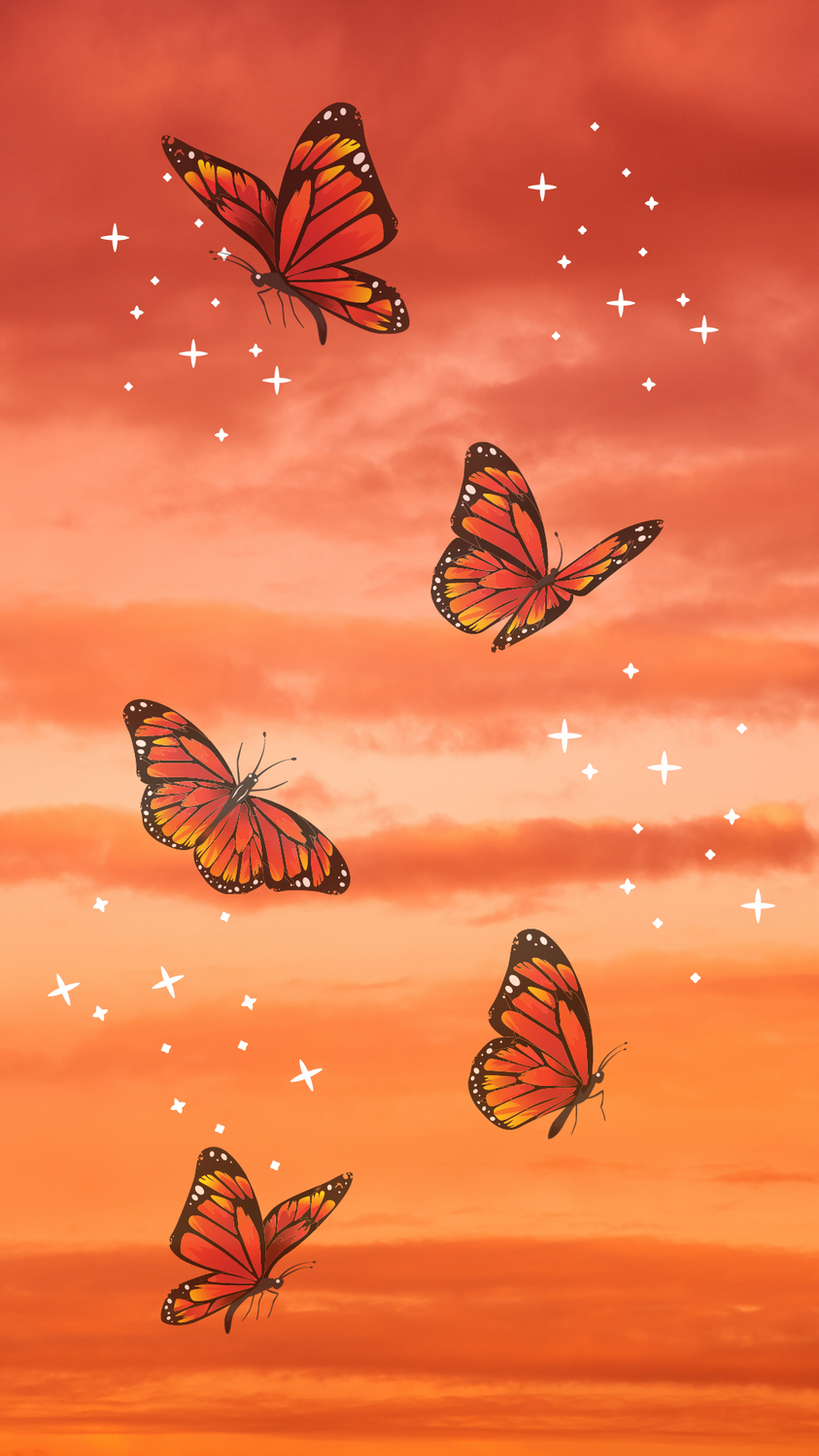 orange aesthetic pictures for wallpapers