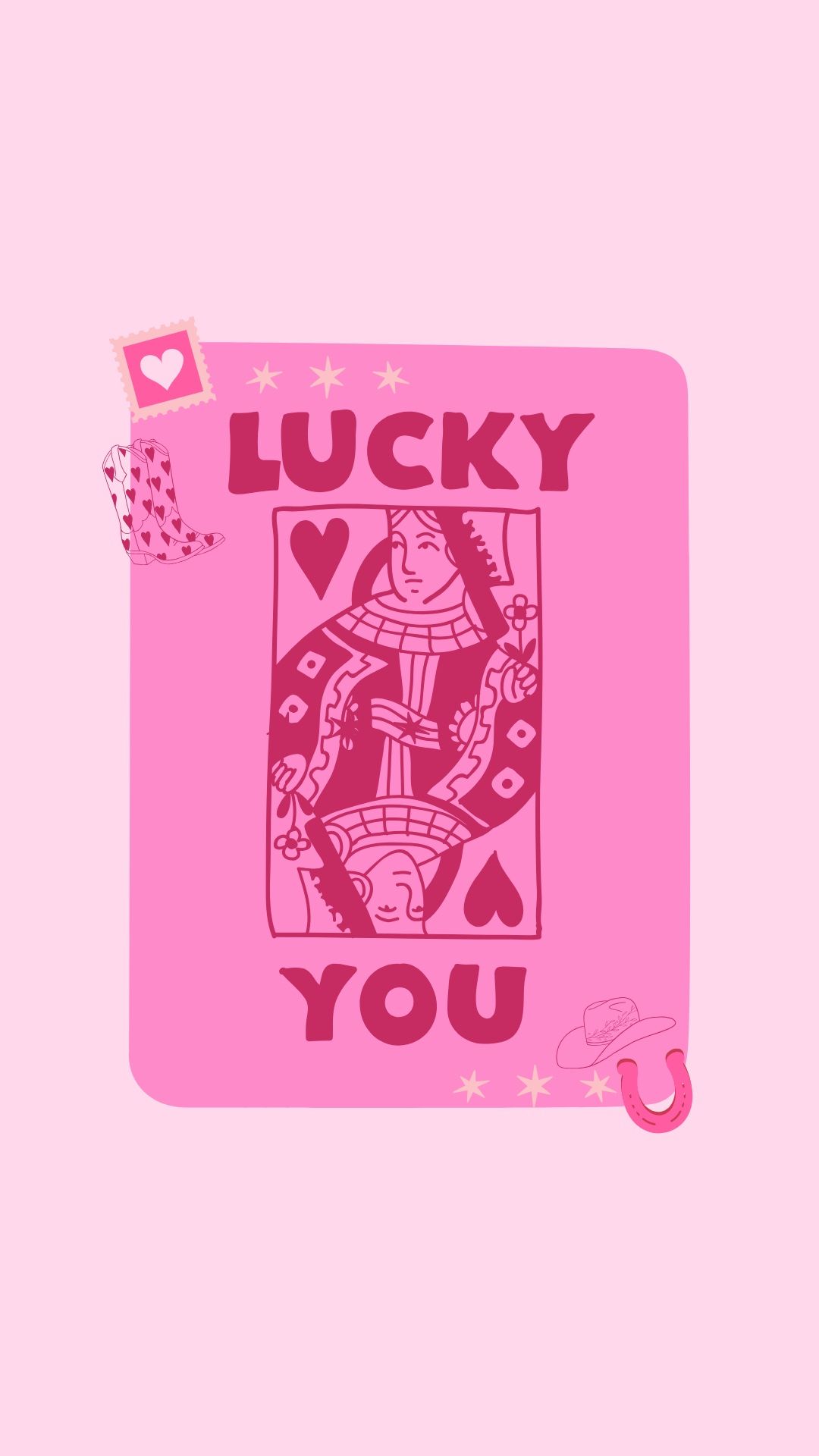 preppy pink cowgirl aesthetic wallpaper 0033