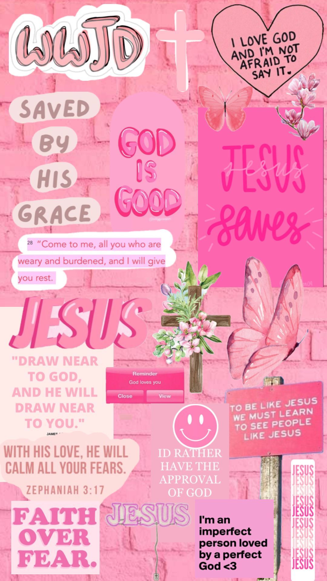 preppy pink cowgirl aesthetic wallpaper 0049