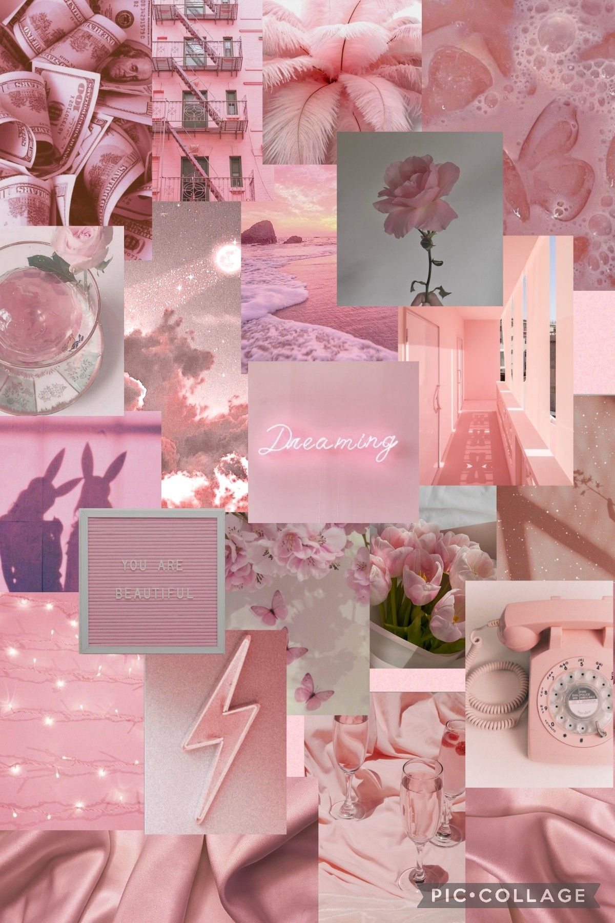 preppy pink cowgirl aesthetic wallpaper 0058