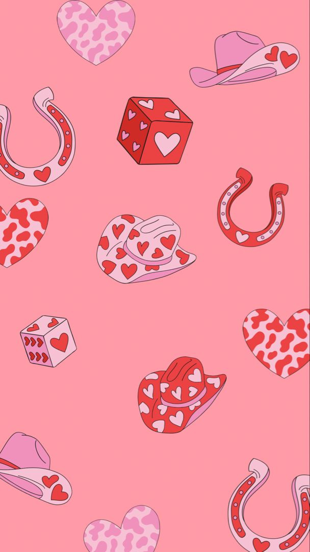 preppy pink cowgirl aesthetic wallpaper 0065