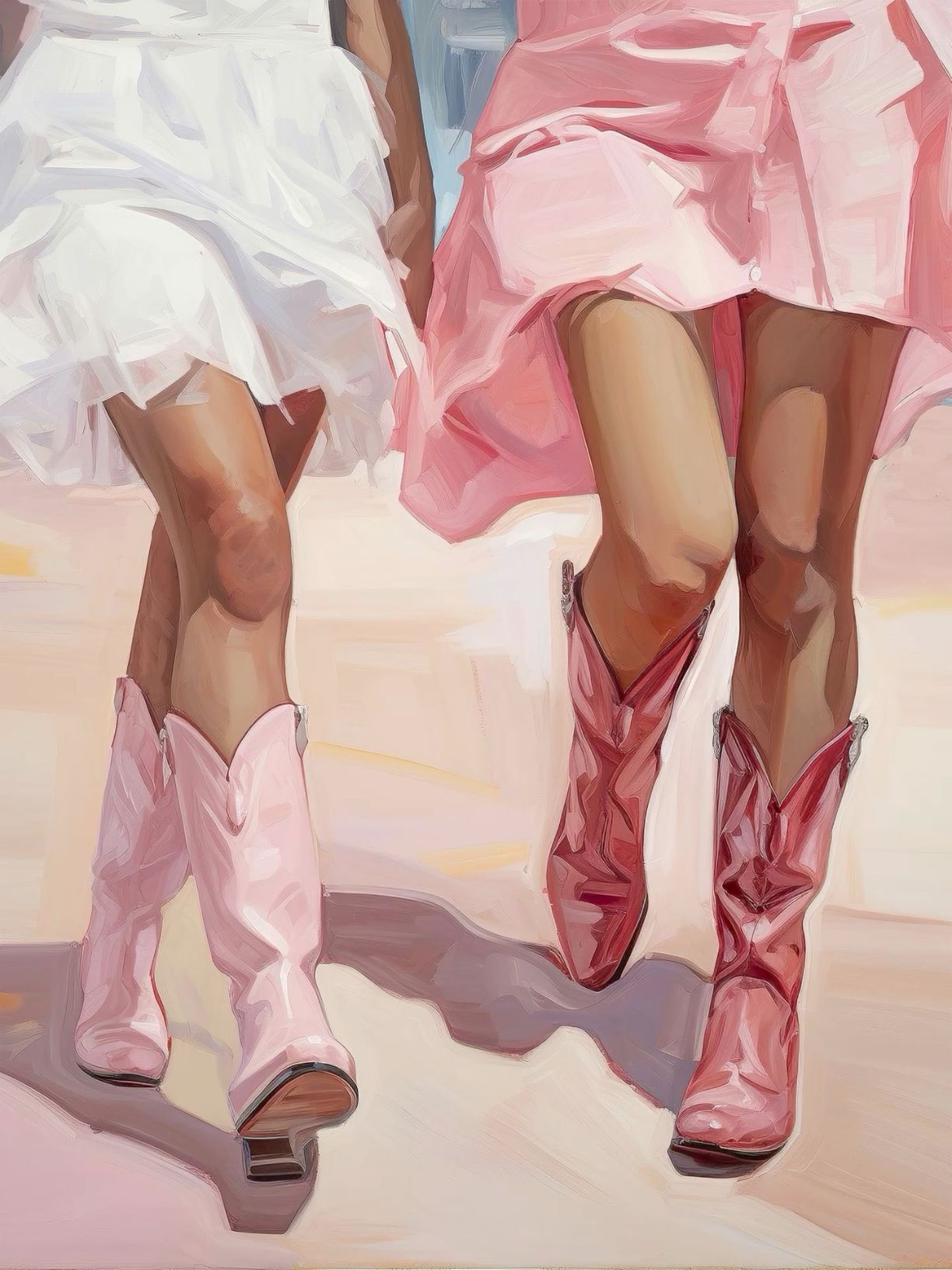 preppy pink cowgirl aesthetic wallpaper 0095