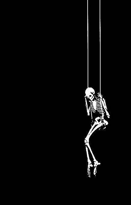 trendy aesthetic skeleton wallpaper options