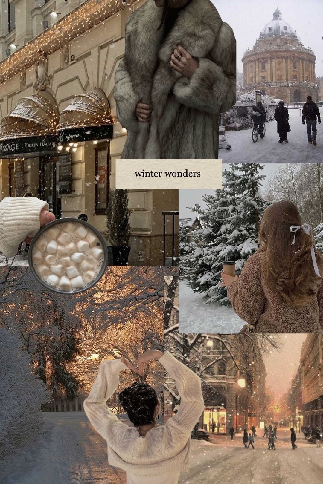 trendy winter aesthetic wallpaper