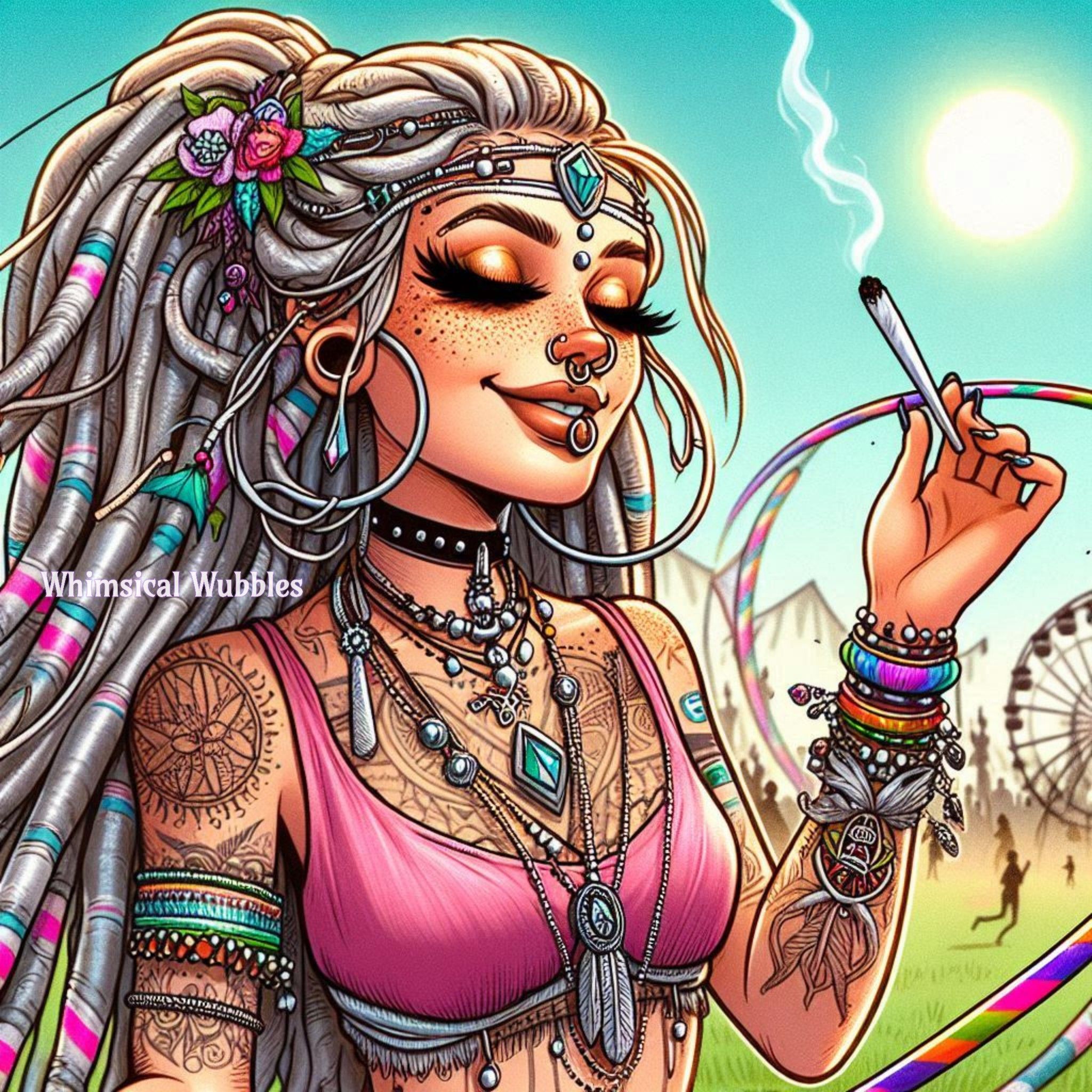 trippy aesthetic baddie wallpaper 0031