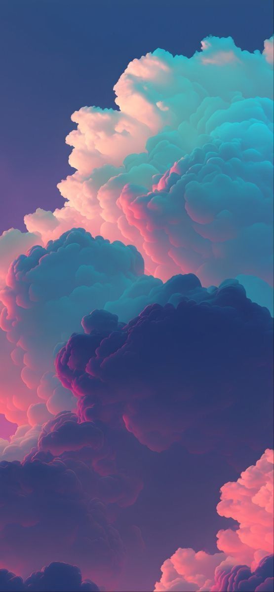 vintage aesthetic clouds wallpaper art