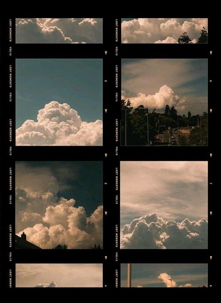 vintage aesthetic clouds wallpaper 0084